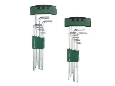 Jeu de clés Allen longues / clés mâles TX PARKSIDE®