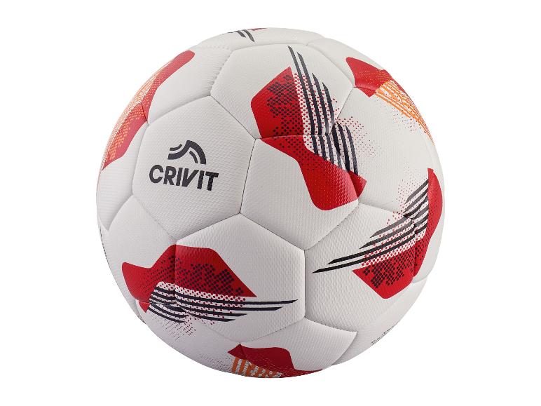 Crivit voetbal, rood-wit design.