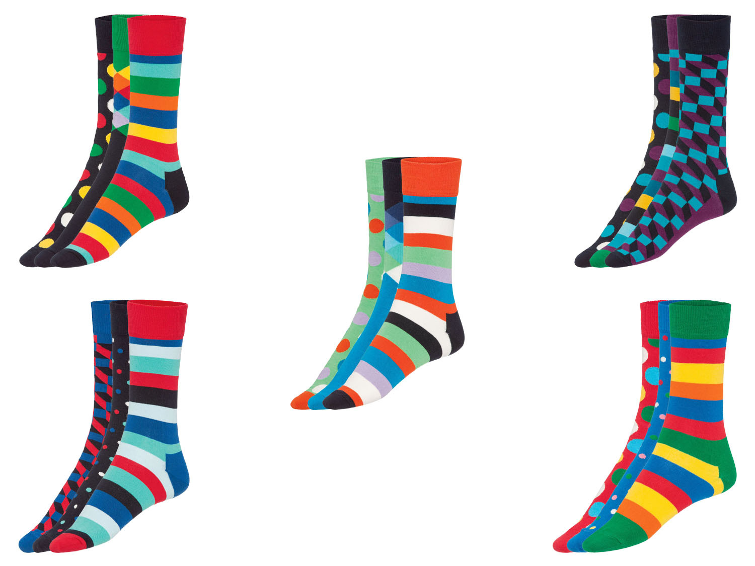 Socks Set van 3 paar sokken in