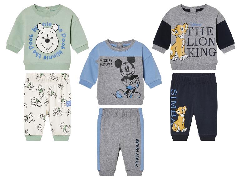 Ensembles de vêtements pour bébé avec Winnie l'ourson, Mickey Mouse et Simba du Roi Lion.