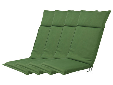 Ensemble de 4 coussins de chaise de jardin 120 × 50 cm LIVARNO Home