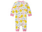 Une grenouillère pour bébé avec un motif de Tweety endormi.