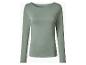 Esmara longsleeve in saliegroen met boothals