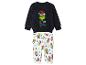 Ensemble de pyjama bébé sur le thème du Grinch, avec haut moelleux et pantalon imprimé.
