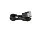 Zwarte opgerolde USB-A naar USB-C kabel
