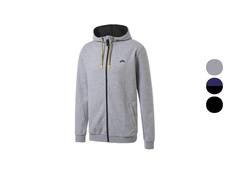 Sweat à Capuche Zippé Livergy Homme Jaune Taille L - Style Gilet Vintage