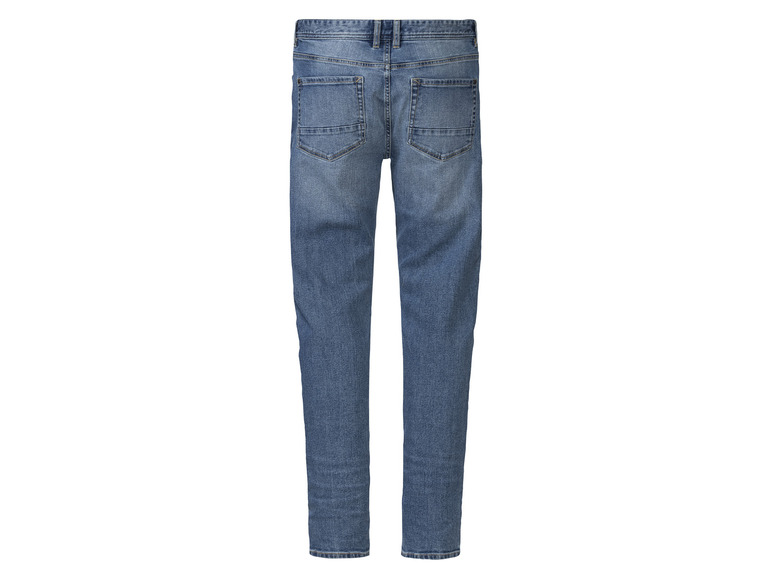 Ga naar volledige schermweergave: LIVERGY® Tapered fit jeans van een katoenmix - afbeelding 5