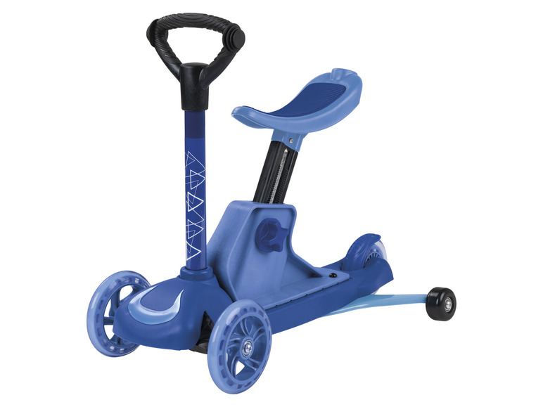 Ga naar volledige schermweergave: Playtive 4-in-1 kinderstep met steunwieltjes - afbeelding 5
