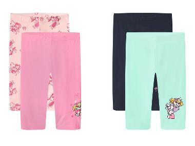 lupilu® Leggings capri pour enfants, 2 pièces