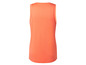 Een oranje tanktop voor dames.