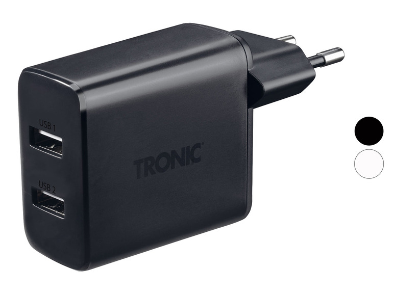 Ga naar volledige schermweergave: TRONIC® Dual USB-oplader - afbeelding 1