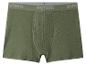 Boxers verts Esmara en tissu côtelé avec ceinture de marque.