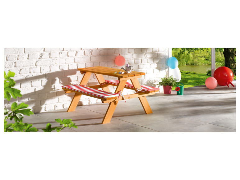Aller en mode plein écran Table de pique-nique en bois pour enfants LIVARNO home - Photo 8