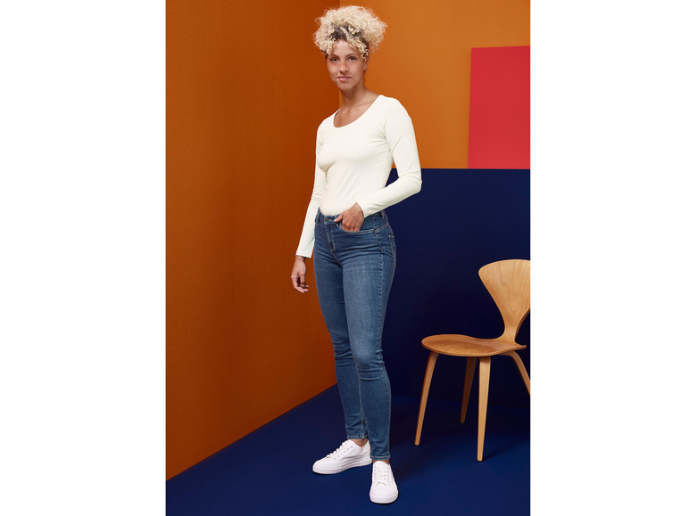 Aller en mode plein écran Jean super skinny push-up en un mélange de coton - Photo 6