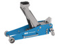Un cric hydraulique bleu de Güde Hebetechnik.