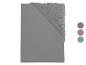 Drap-housse gris avec options de couleur