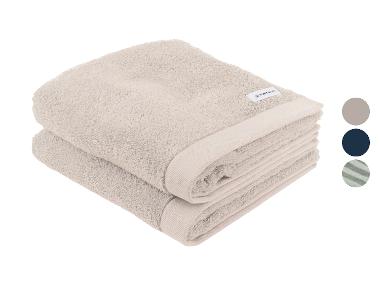 TOM TAILOR Set de 2 essuie-mains, 50 x 100 cm