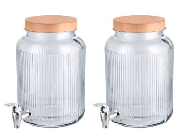 SILVERCREST® Set de 2 distributeurs de boissons