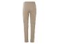 Jean beige à taille haute, vu de dos.