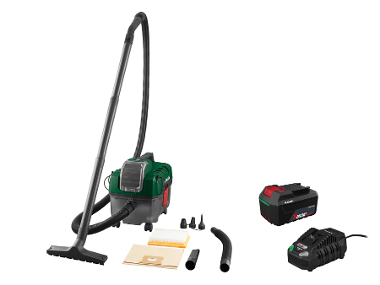 PARKSIDE® Aspirateur eau et poussière sans fil PAWD20 avec Batterie 4 Ah PAP204 et Chargeur rapide 4,5 A PLG20