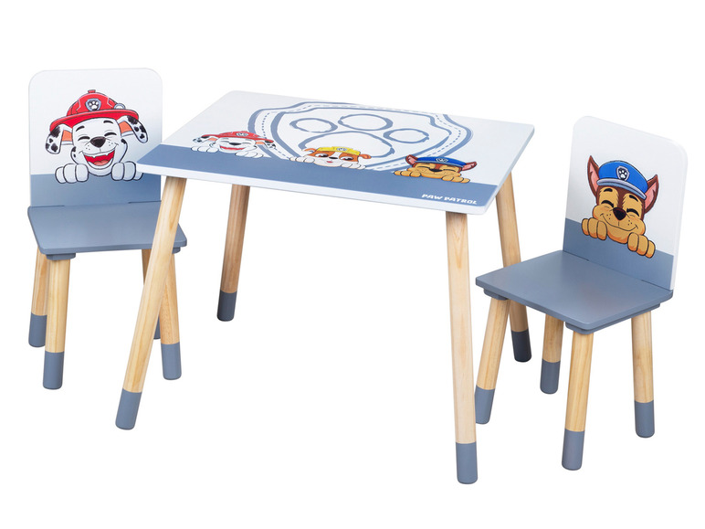 Ga naar volledige schermweergave: roba Kinderzitgroep »Paw Patrol«, met tafel en twee stoelen - afbeelding 1