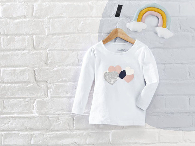 Ga naar volledige schermweergave: lupilu® Shirt met lange mouwen van een katoenmix - afbeelding 16