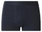 Zwarte katoenen herenboxershort met elastische tailleband en zichtbare stiksels.