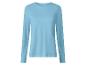 T-shirt à manches longues bleu clair pour femme