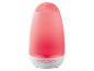 Diffuseur d'arômes rouge avec base blanche et boutons de commande