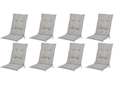 Lot de 8 coussins pour chaise de jardin, 113 x 50 cm LIVARNO home