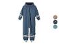 Waterdichte regenoverall voor kinderen met capuchon en reflecterende strepen.