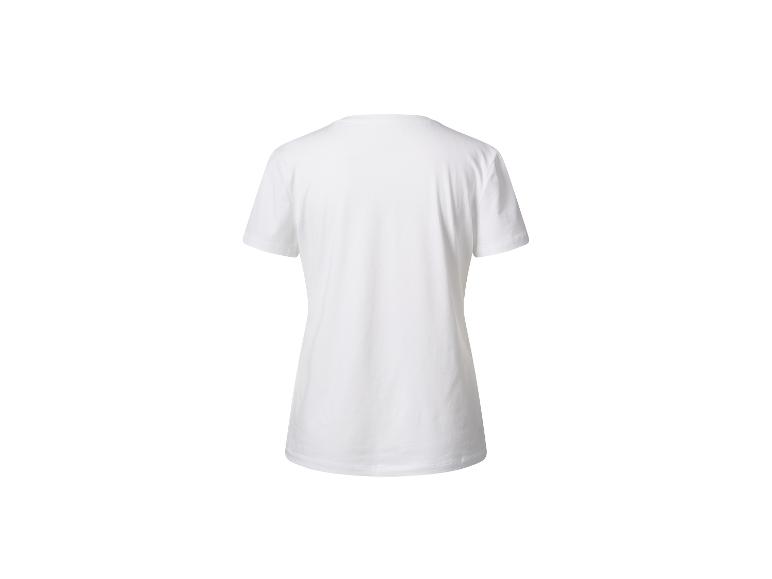 T-shirt blanc pour femme, vue arrière.
