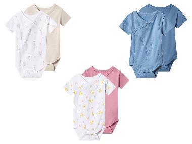 lupilu® Bodys pour bébé, 2 pièces