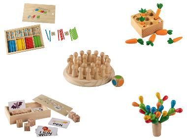 Jeux de motricité en bois Montessori lupilu®