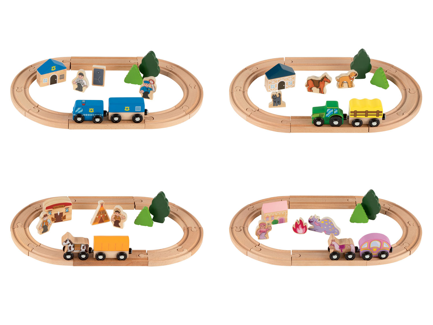 Playtive Houten spoorweg