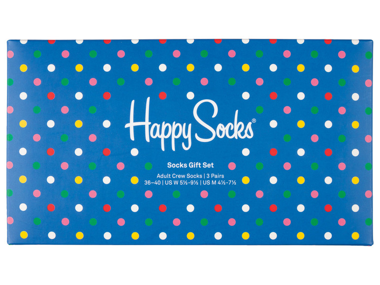 Ga naar volledige schermweergave: Happy Socks Set van 3 paar sokken in geschenkbox - afbeelding 30