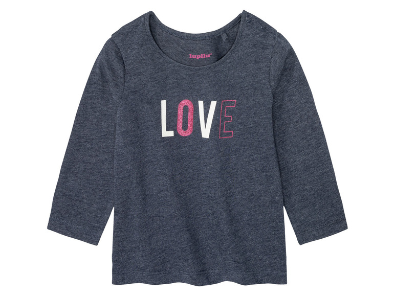 Ga naar volledige schermweergave: lupilu® Shirt met lange mouwen van een katoenmix - afbeelding 2