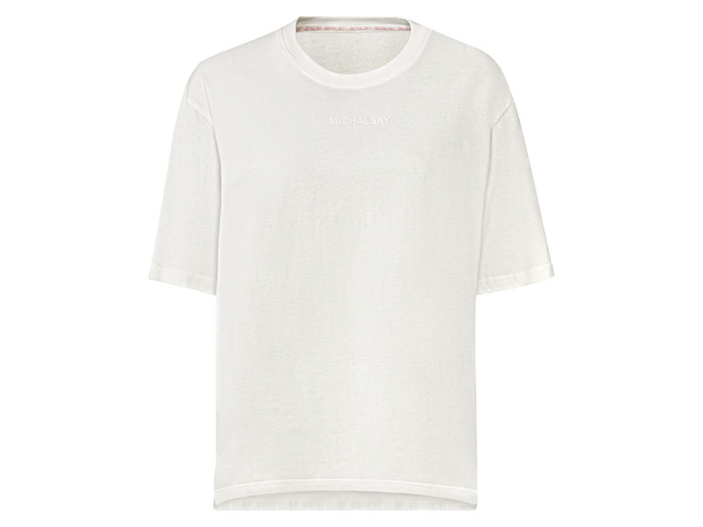 Aller en mode plein écran Michalsky T-shirt en coton avec application de logo - Photo 6