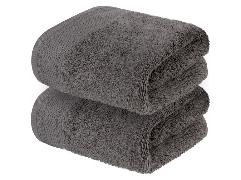 Aller en mode plein écran LIVARNO home Serviette de toilette en éponge, set de 2, 50 x 100 cm - Photo 11