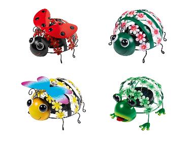 LIVARNO home Figurines de jardin LED à énergie solaire