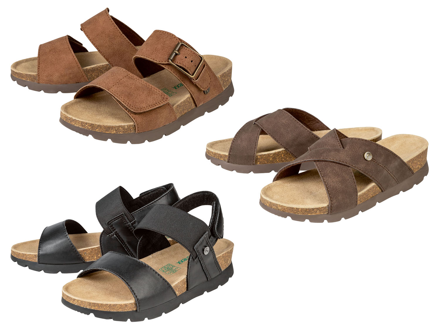 Sandalen met Footflexx-zool en G-wijdte