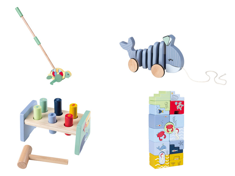 Ga naar volledige schermweergave: Playtive Houten babyspeelgoed - afbeelding 1