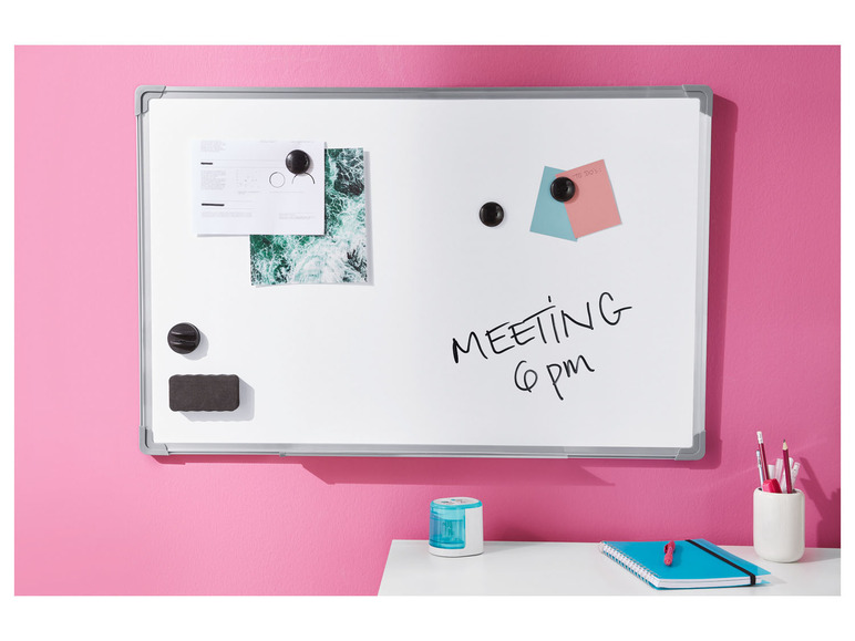 Ga naar volledige schermweergave: UNITED OFFICE® Magnetisch whiteboard, 90 x 58,5 cm - afbeelding 4