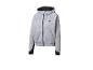 Sweat à capuche Crivit gris avec fermeture éclair et poignets noirs