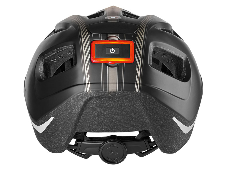 Aller en mode plein écran CRIVIT Casque de vélo pour adultes, lampe arrière amovible - Photo 4
