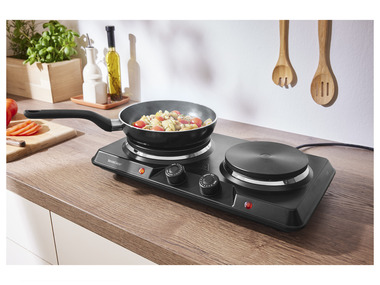 SILVERCREST® KITCHEN TOOLS Double plaque de cuisson, max. 2 500 W