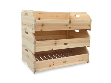 HABAU Caisse empilable en bois Maxi