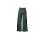 Donkergroene wide-leg joggingbroek, achteraanzicht