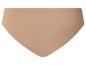 Dames beige hoge taille naadloze slip.