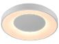 Witte ronde LED-plafondlamp met warm wit licht